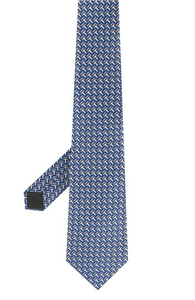 Шелковый галстук LANVIN синего цвета по цене 12600 руб., арт. 2812/TIE, фото 2 Шелковый галстук LANVIN, арт. 2812/TIE, фото 2