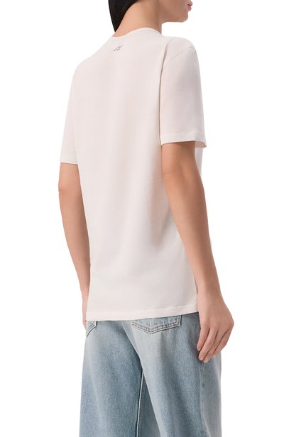 Хлопковая футболка ANN DEMEULEMEESTER, арт. B0014217/FA206, фото 4
