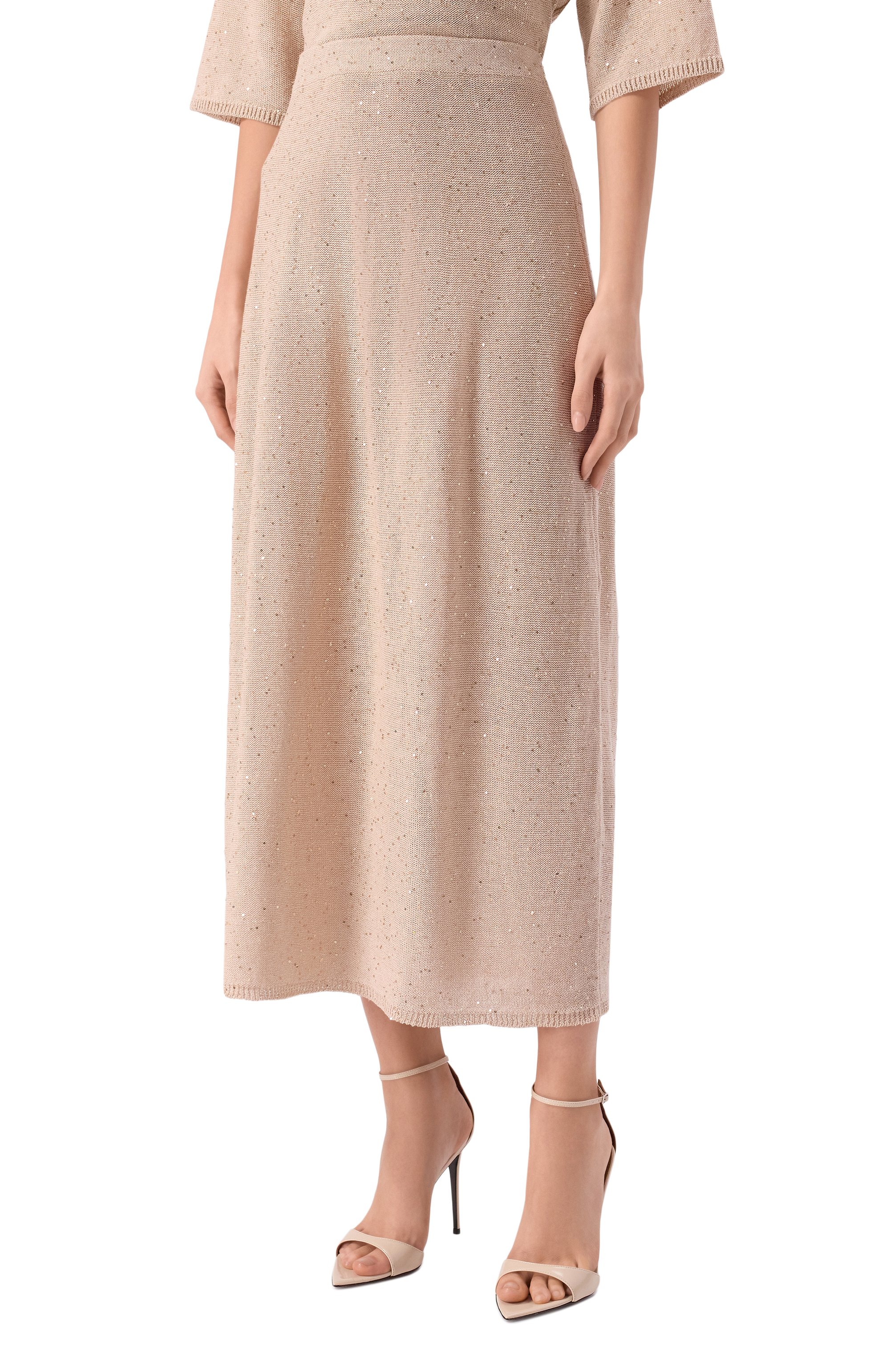 Юбка изо льна и хлопка ANTONELLI FIRENZE,  арт. 41775Q/01625, фото 3