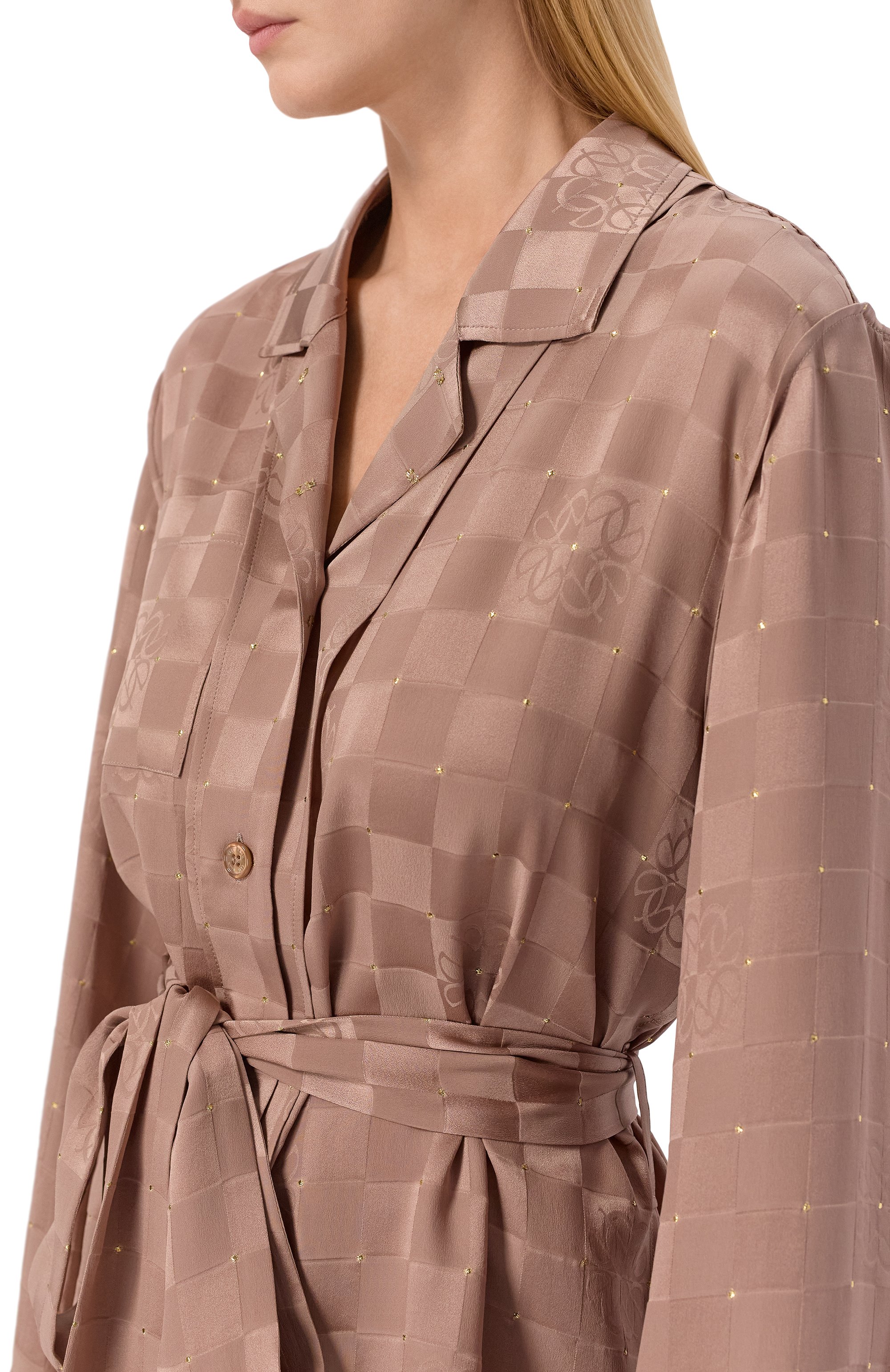 Шелковая рубашка ELIE SAAB, арт. SH147NRC26/VI007, фото 5