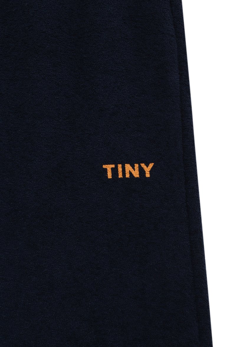 Детские хлопковые джоггеры TINYCOTTONS темно-синего цвета, арт. AW24-170 | Фото 3 (Нос: Не проставлено; Материал сплава: Проставлено; Материал внешний: Хлопок; Мальчики Кросс-КТ: Брюки-спорт, Джоггеры-одежда; Ростовка одежда: 4 года | 104 см, 6 лет | 116 см, 8 лет | 128 см)