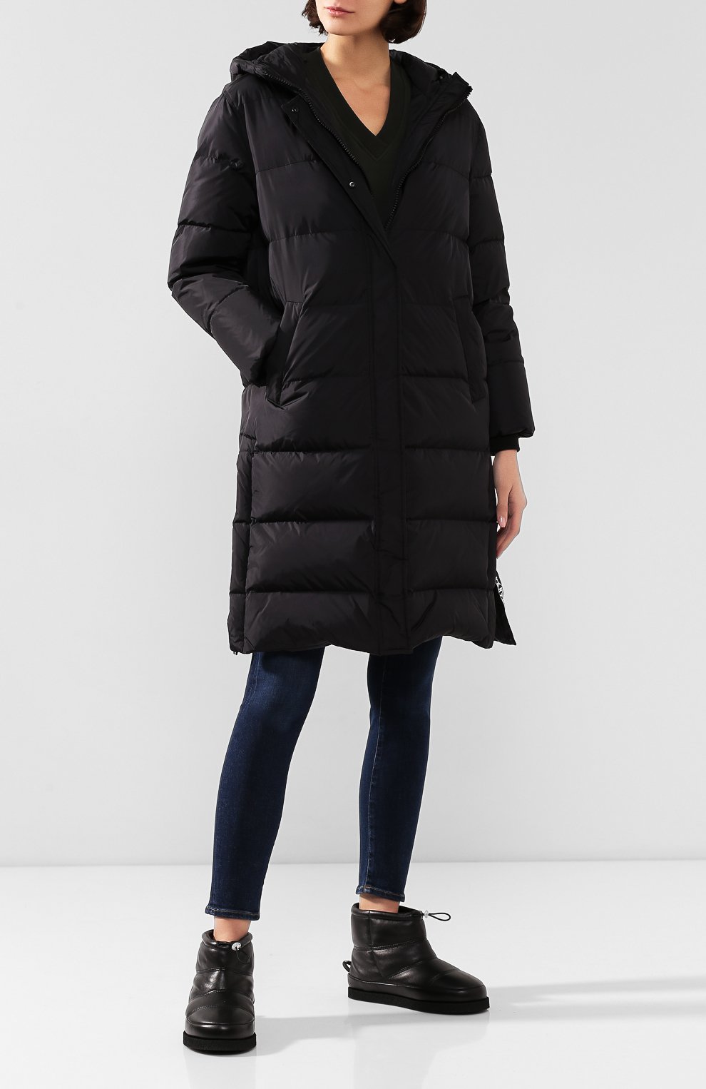 Пуховик KENZO черного цвета по цене 53850 руб., арт. F9620U054586, фото 2 Пуховик KENZO, арт. F9620U054586, фото 2