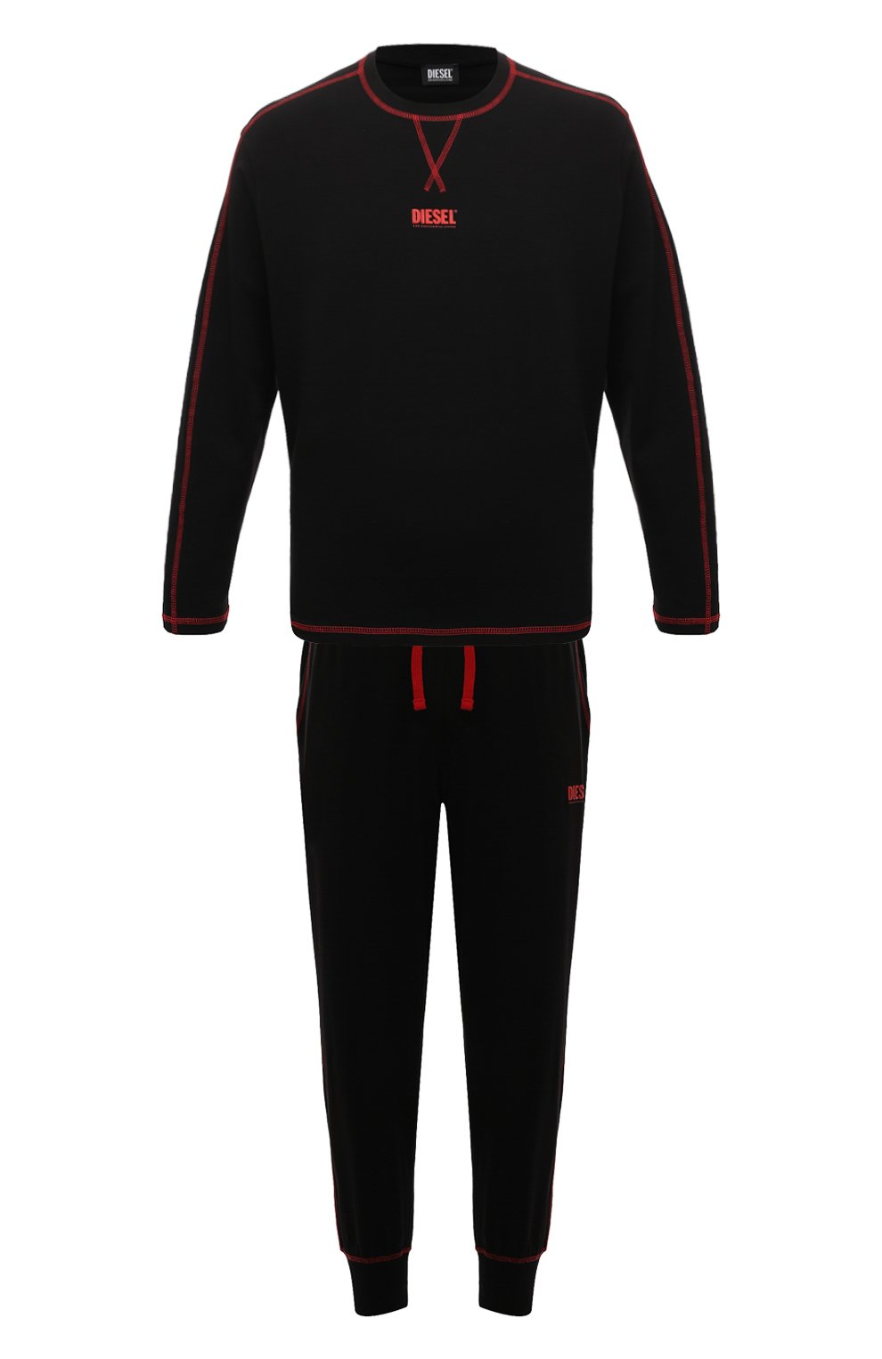 Хлопковая пижама DIESEL, арт. A09636/0QGAJ, фото 1