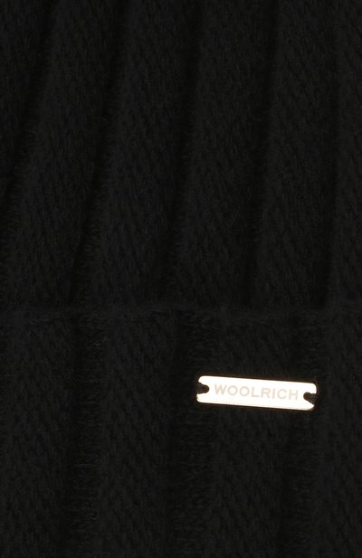 Шапка из шерсти и кашемира WOOLRICH черного цвета по цене 17500 руб., арт. CFWWAC0106FR/UF0600, фото 4 Шапка из шерсти и кашемира WOOLRICH, арт. CFWWAC0106FR/UF0600, фото 4