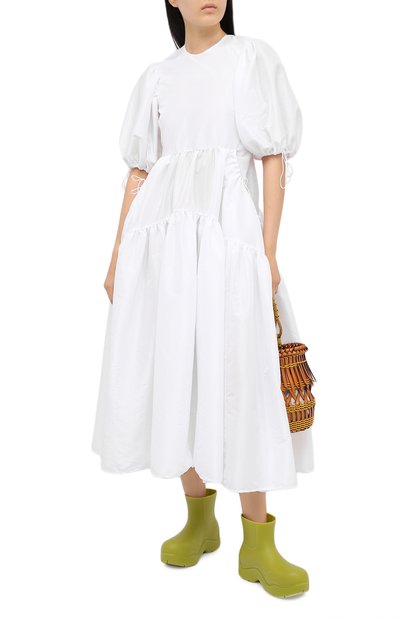 Платье CECILIE BAHNSEN белого цвета по цене 105500 руб., арт. SC21-0079, фото 2 Платье CECILIE BAHNSEN, арт. SC21-0079, фото 2