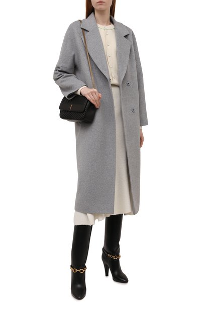 Пальто из шерсти и кашемира SEVEN LAB серого цвета по цене 31500 руб., арт. CV12 grey, фото 2 Пальто из шерсти и кашемира SEVEN LAB, арт. CV12 grey, фото 2