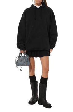 Женская сумка neo cagole small BALENCIAGA синего цвета, арт. 751523/2AANY | Фото 8 (Ремень/цепочка: На ремешке; Материал: Текстиль; Материал сплава: Проставлено; Размер: small; Драгоценные камни: Проставлено)