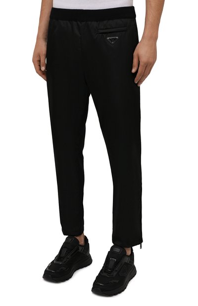 Шерстяные брюки PRADA, арт. UMP67-1JF4-F0002-202, фото 3