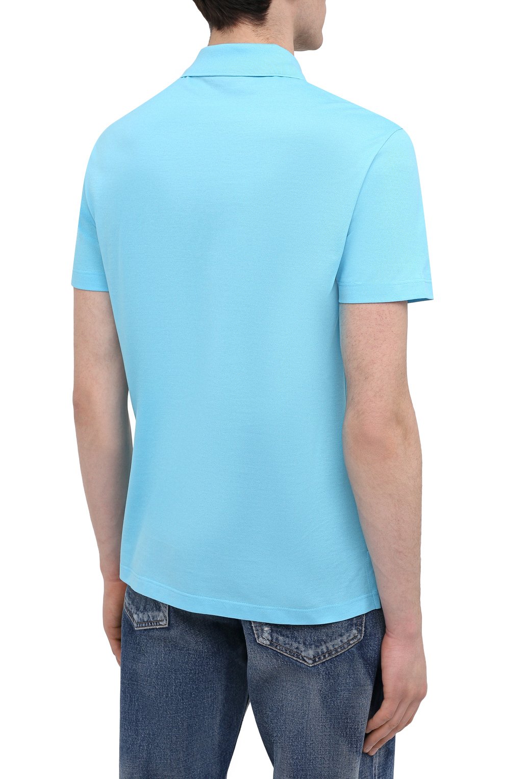 Хлопковое поло VERSACE, арт. A87427/A237141, фото 4