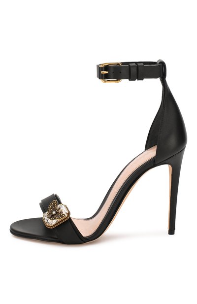 Кожаные босоножки ALEXANDER MCQUEEN, арт. 611730/WHXN2, фото 3