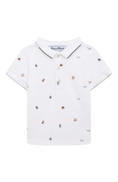Хлопковое поло TARTINE ET CHOCOLAT, арт. TY11061