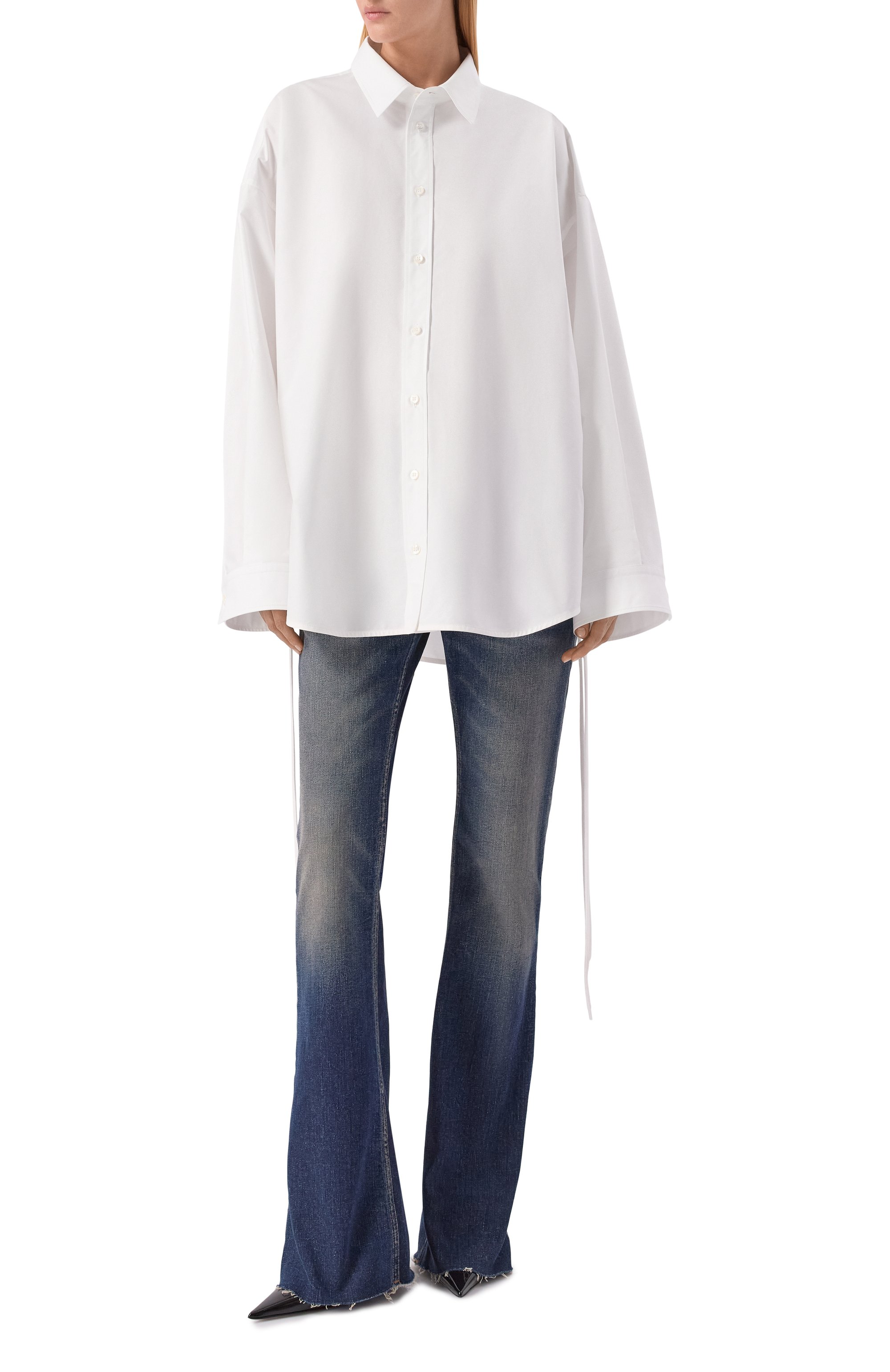 Хлопковая рубашка BALENCIAGA, арт. 857835/TRM28, фото 3