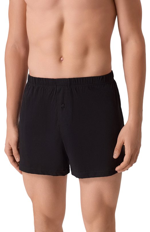 Хлопковые боксеры Emporio Armani EM001443/AF14210 Чёрный  EM001443/AF14210 Фото 2