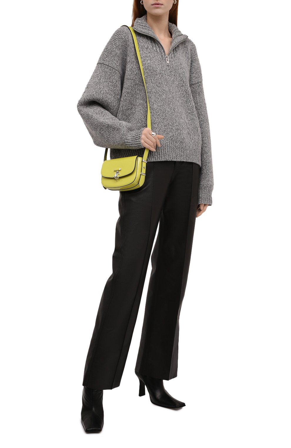 Сумка varenne small JIMMY CHOO, арт. VARENNE SATCHEL/S/NGD, фото 3