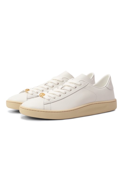 Кожаные кеды Royco Valentino 6W0S0LX9/BYA Белый 6W0S0LX9/BYA