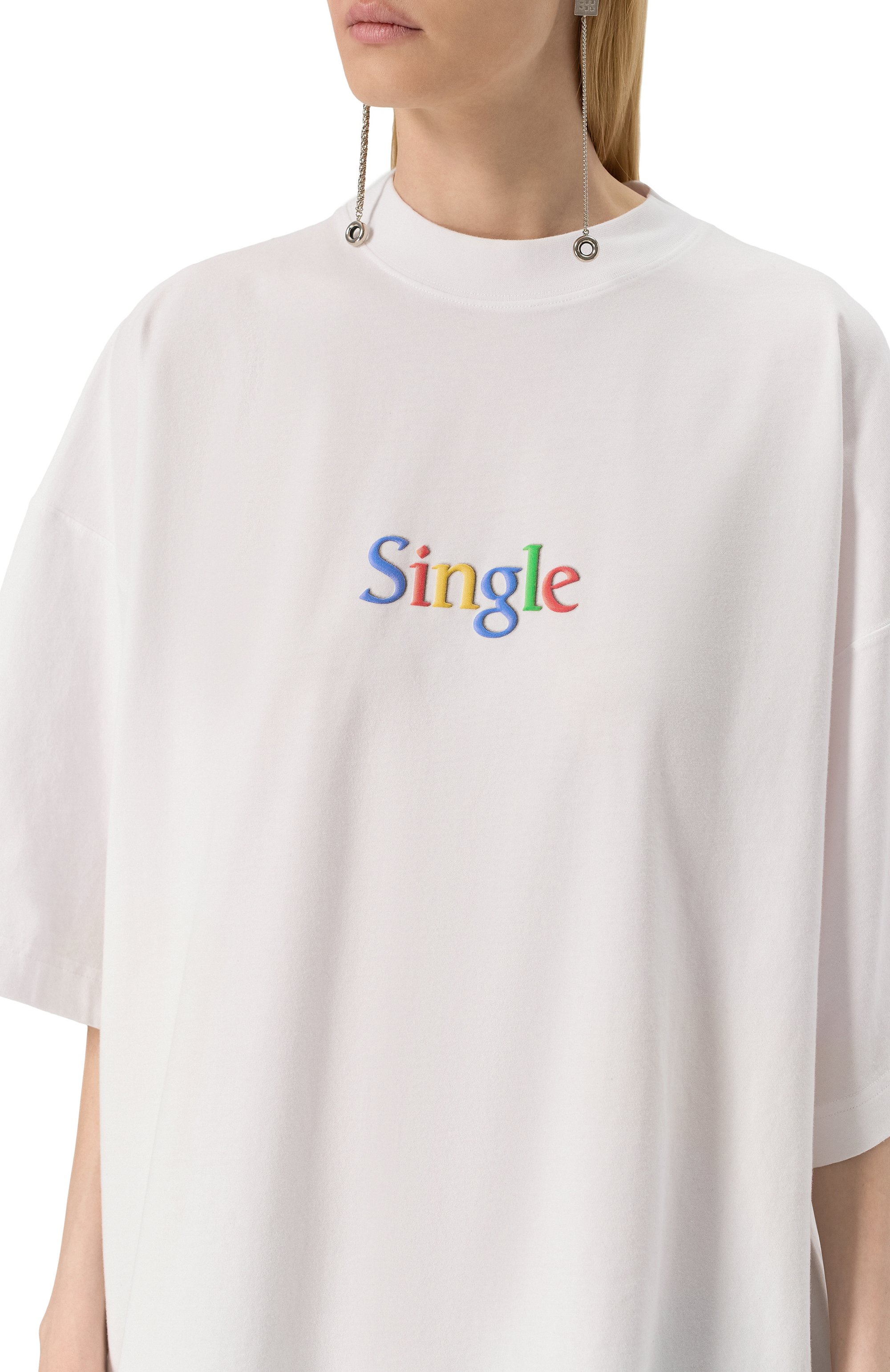 Хлопковая футболка VETEMENTS, арт. UA66TR700W, фото 9