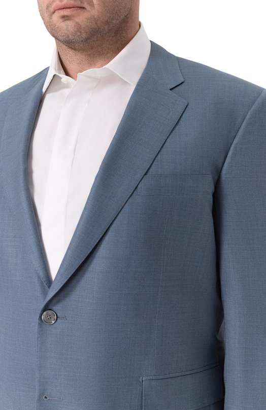 Костюм из шерсти и шелка Stefano Ricci S1SF432800/WK001U Голубой  S1SF432800/WK001U Фото 6