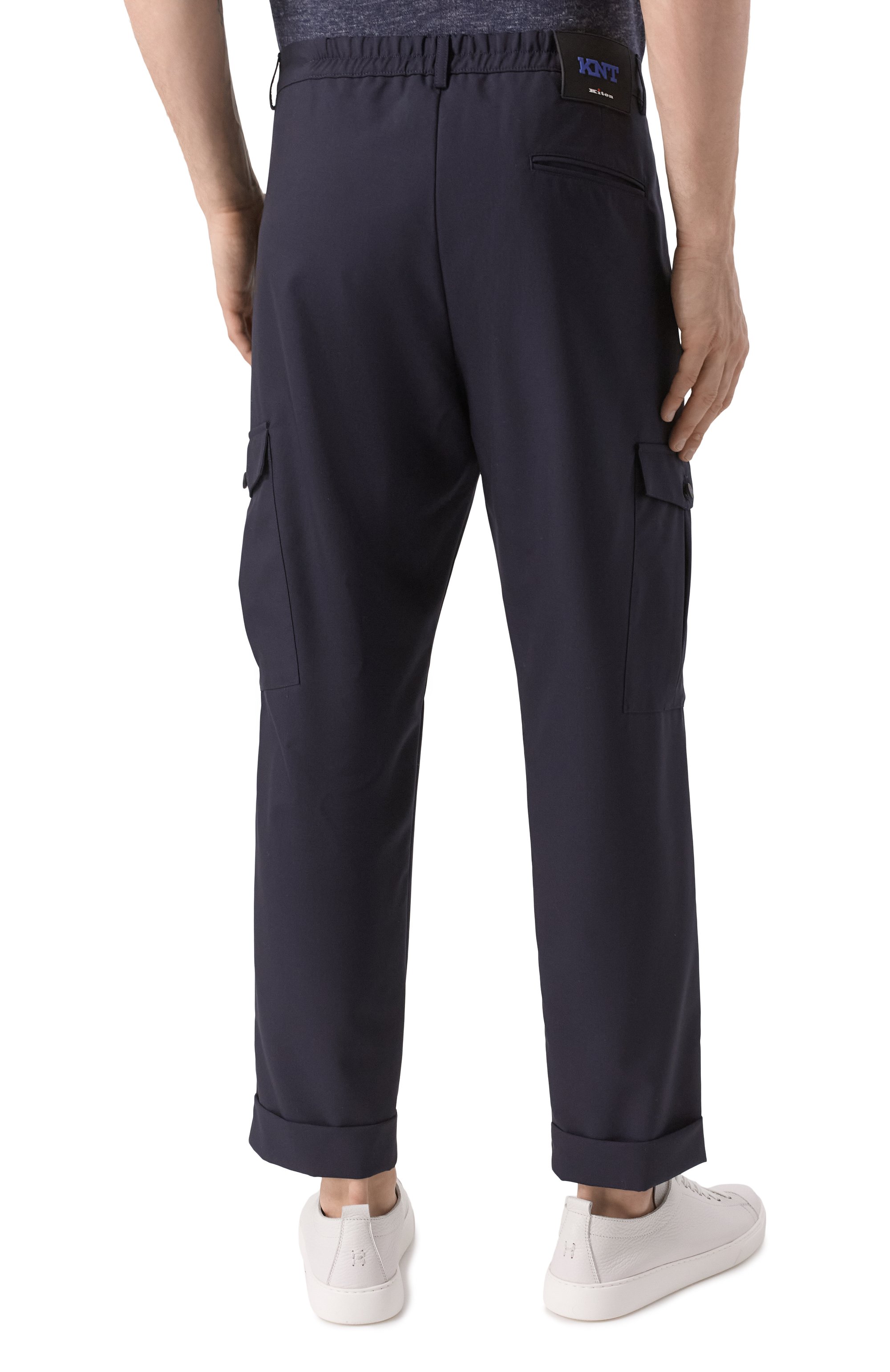 Шерстяные брюки-карго KITON, арт. UPKN024K0371104, фото 4