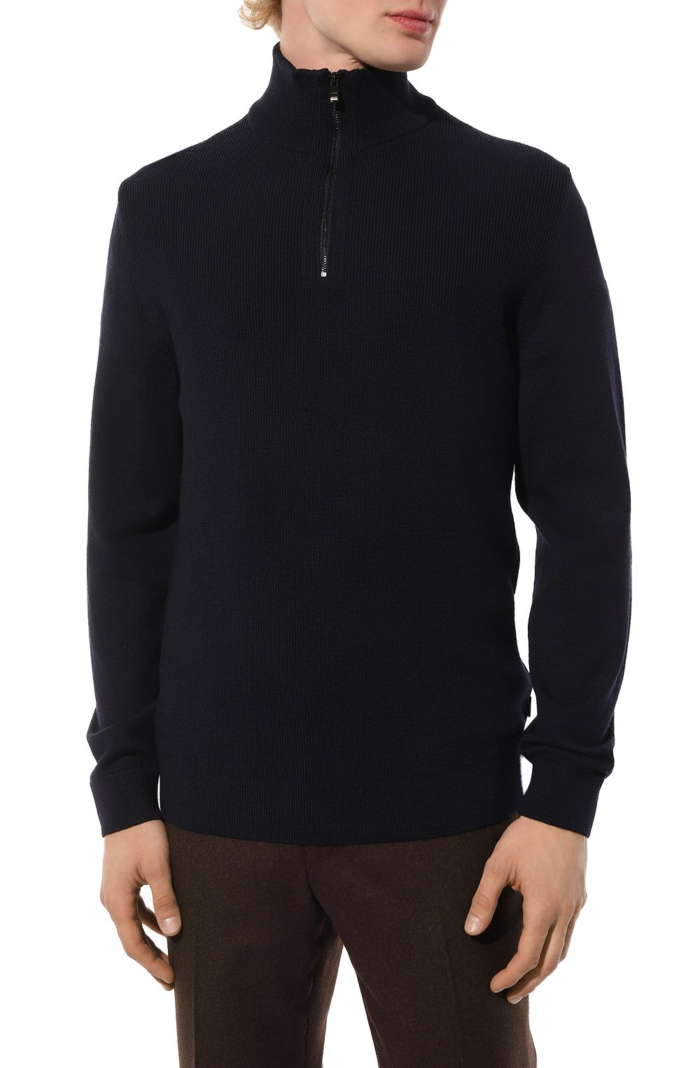 Свитер из шерсти и хлопка BOSS, арт. 50495404, фото 3