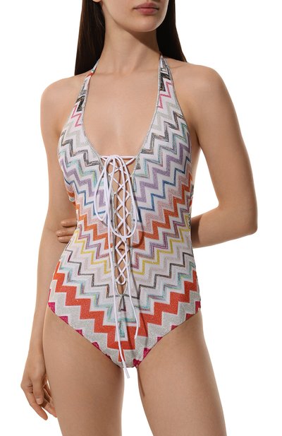 Слитный купальник MISSONI разноцветного цвета по цене 59050 руб., арт. MS24SP0N/BR00XL, фото 2 Слитный купальник MISSONI, арт. MS24SP0N/BR00XL, фото 2