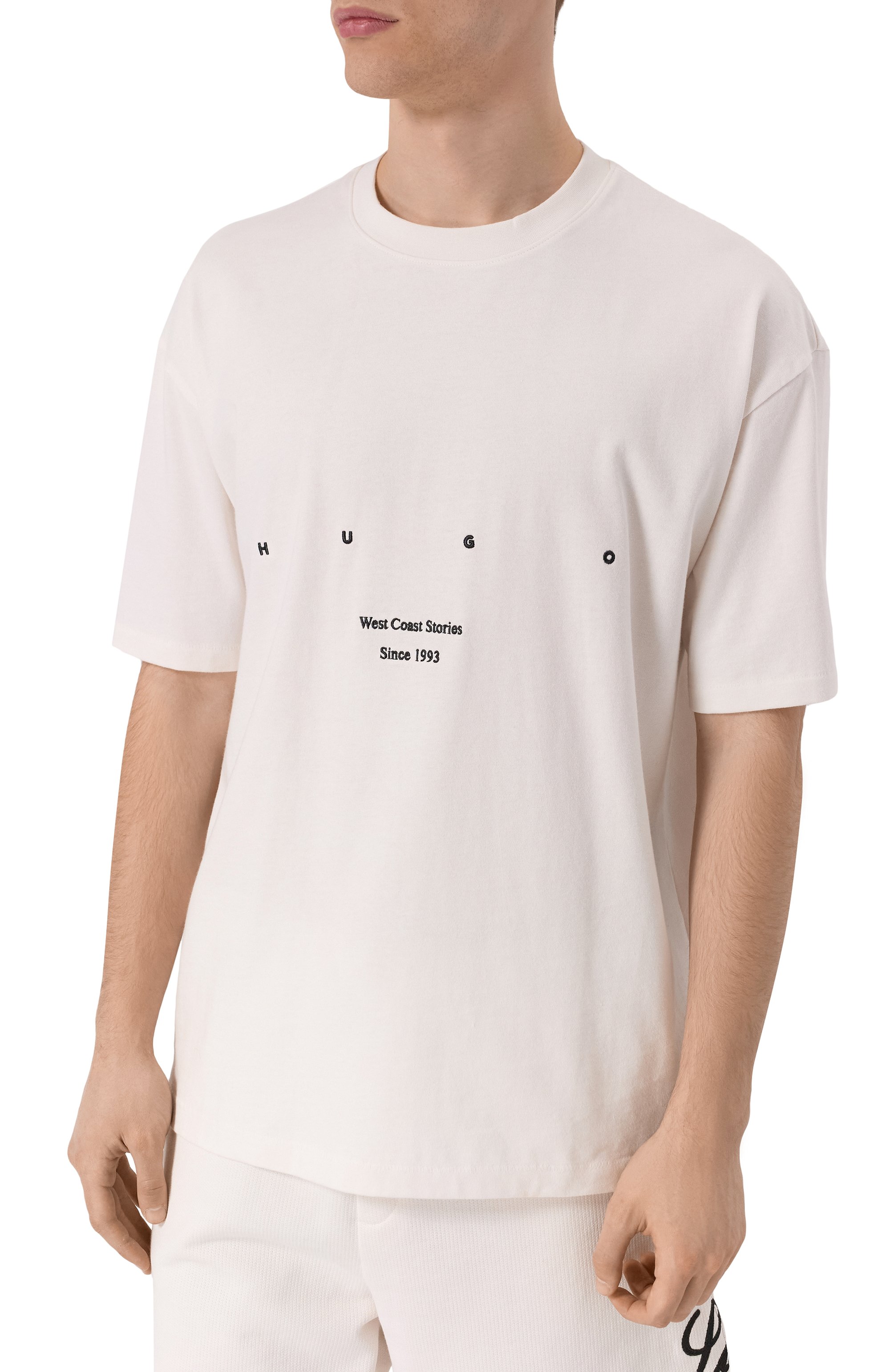 Хлопковая футболка HUGO, арт. 50538958, фото 3