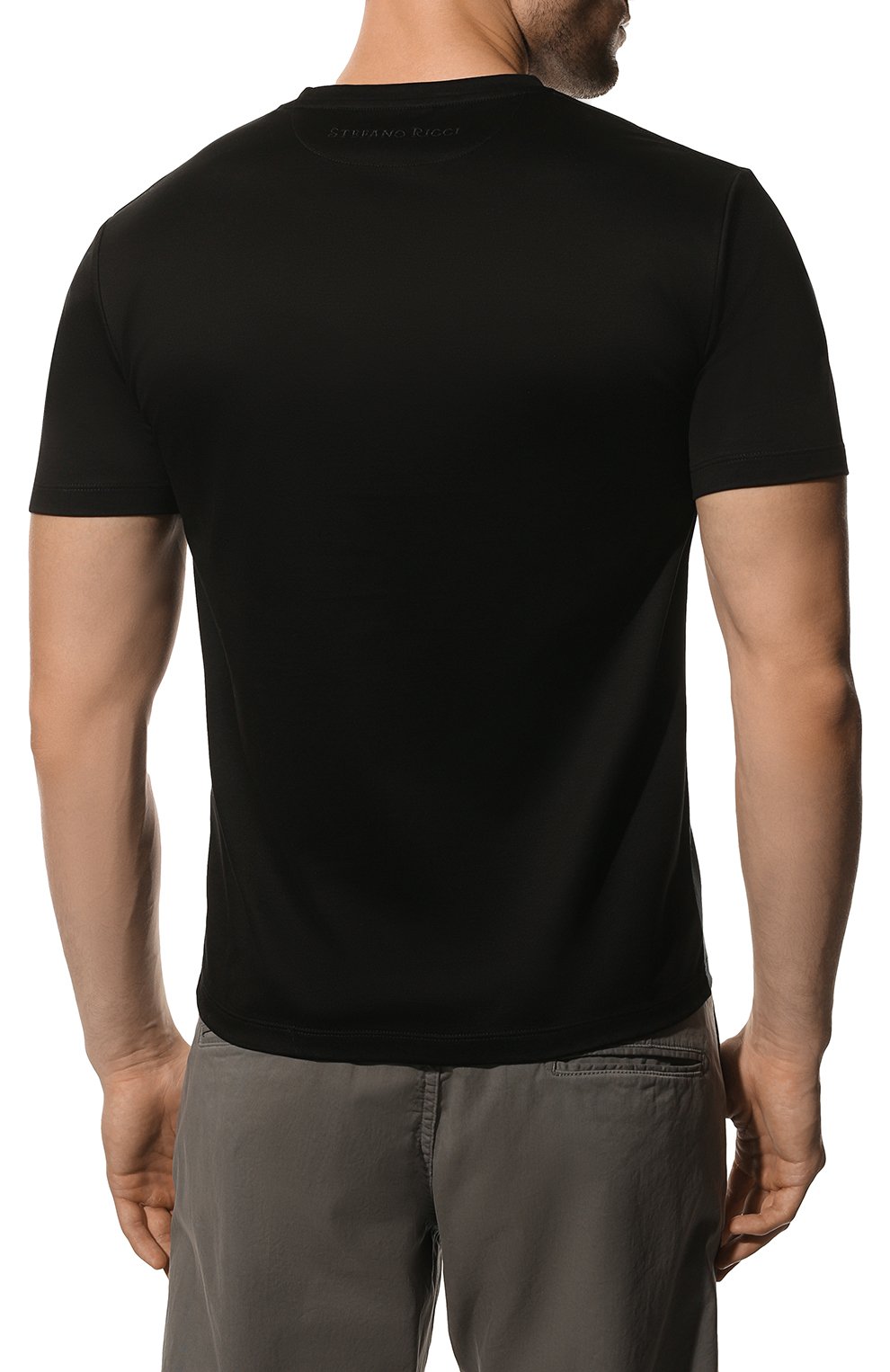 Хлопковая футболка STEFANO RICCI, арт. MNH2301810/TE0001, фото 4