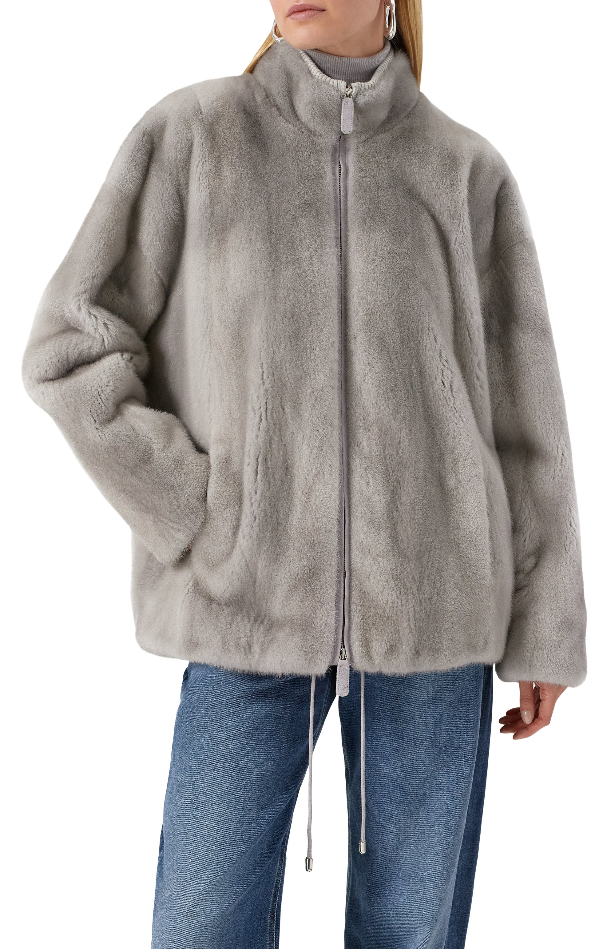 Шуба из норки MVST, арт. FTRBKZ-Y406V/F1165, фото 3