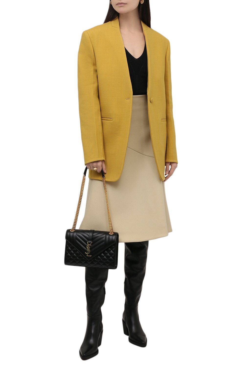 Кожаные ботфорты GIANVITO ROSSI, арт. G80338.60G0M.VGINER0, фото 2