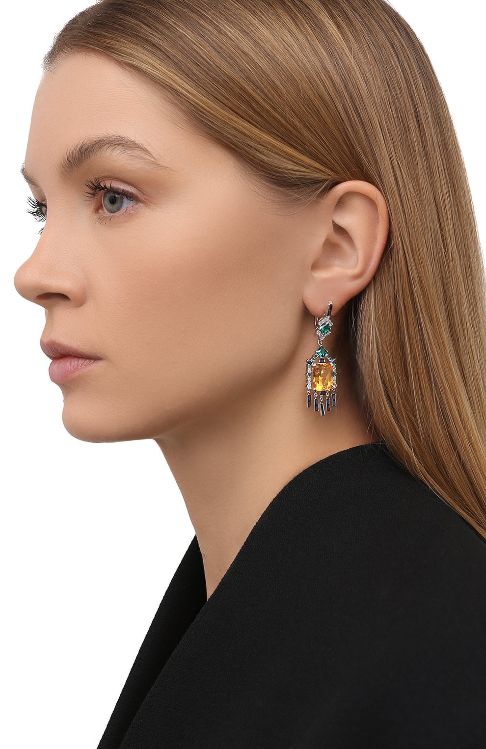 Серьги art-deco QUEENSBEE, арт. 201370/13,40, фото 2