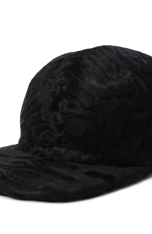 Бейсболка из каракульчи FurLand 0228807810078200080 Чёрный  0228807810078200080 Фото 3