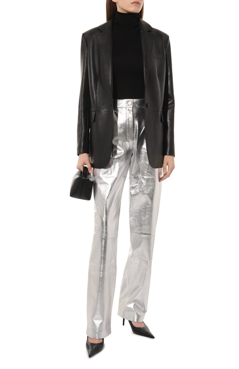 Кожаные брюки MAINLESS, арт. PT22–01–02–SL, фото 2