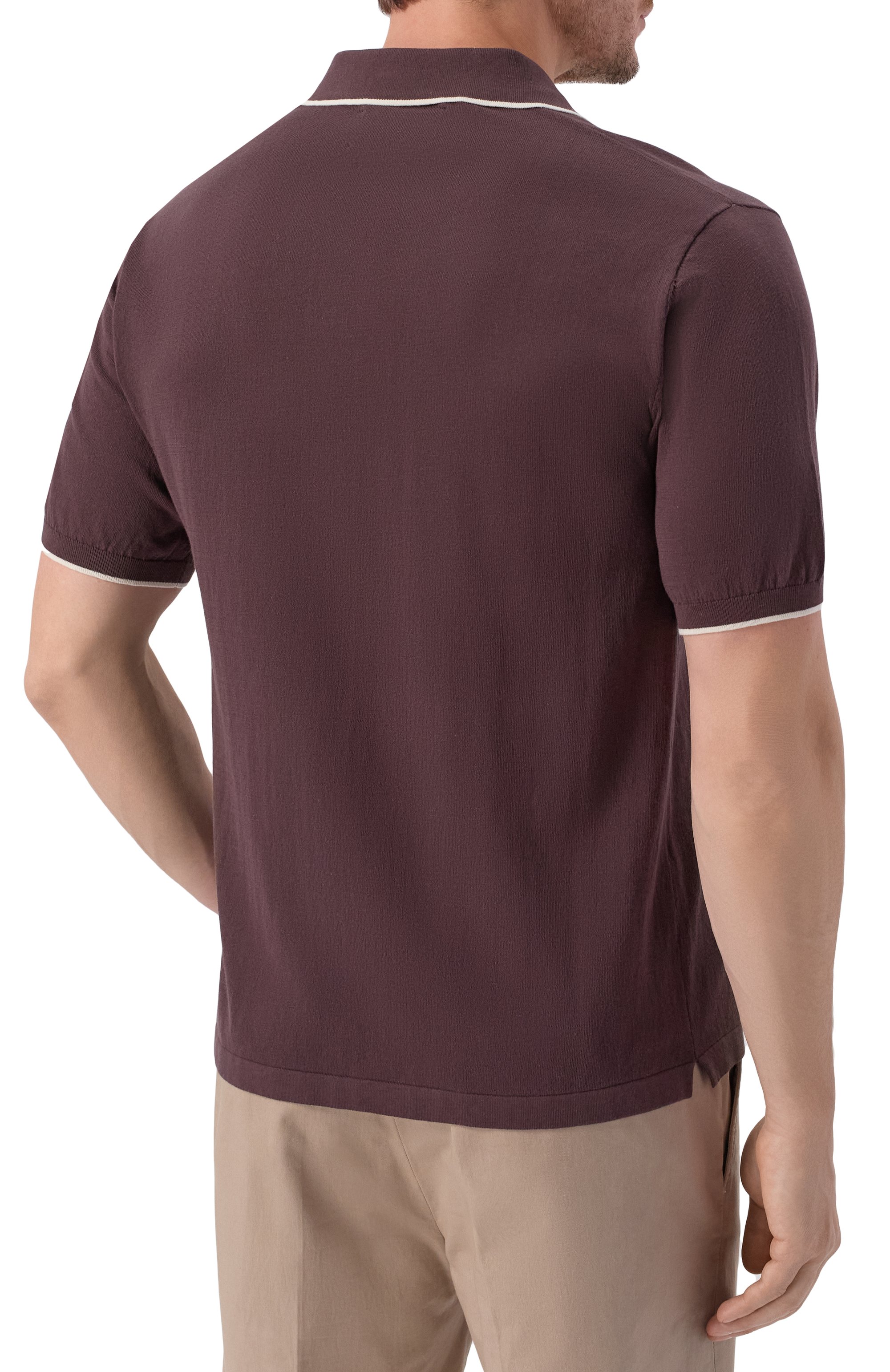 Хлопковое поло MC2 SAINT BARTH, арт. SL00014-00098L/SL0AN C0NTRAST C0TT0N, фото 4