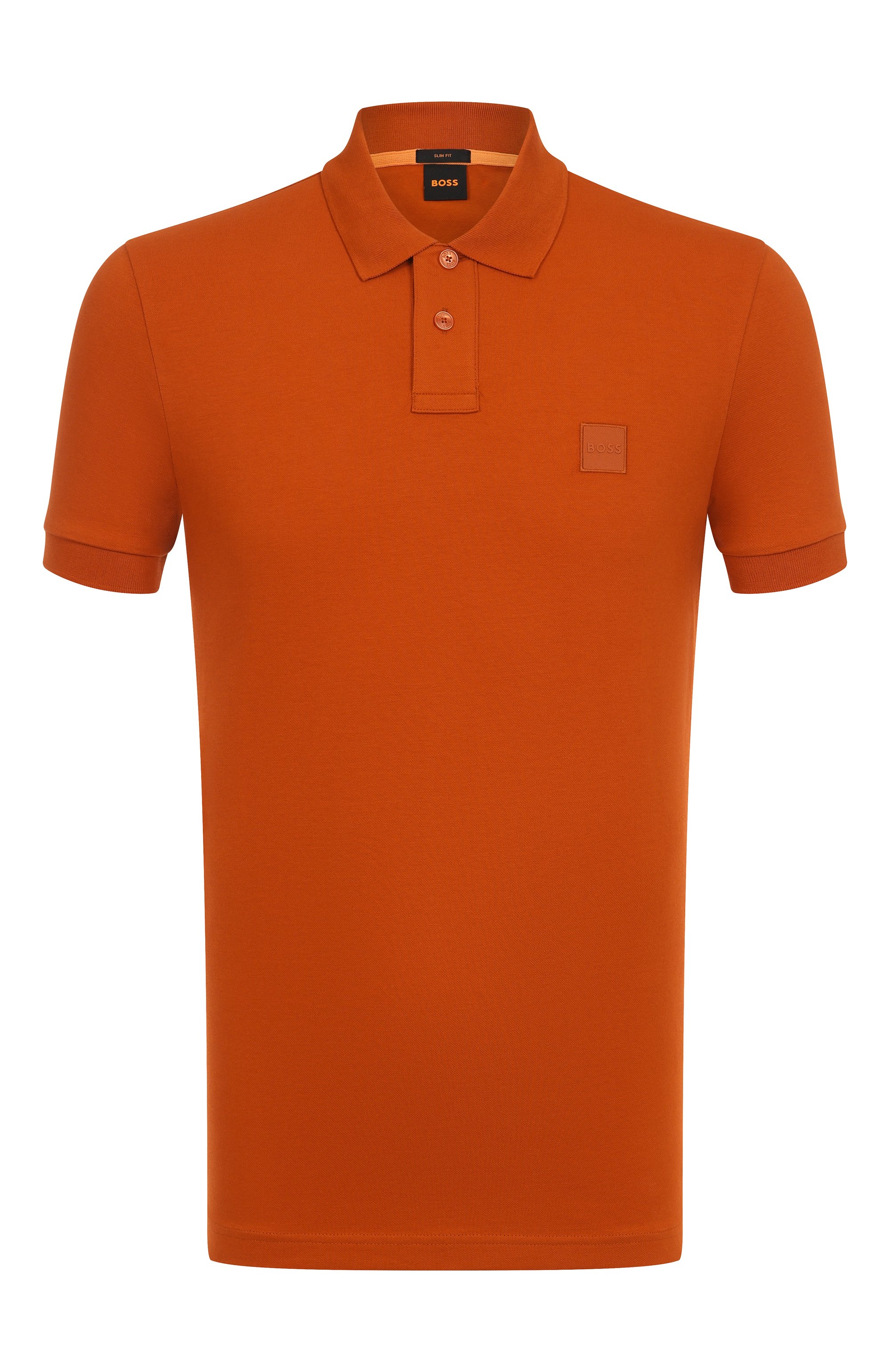 Хлопковое поло BOSS ORANGE, арт. 50507803, фото 1