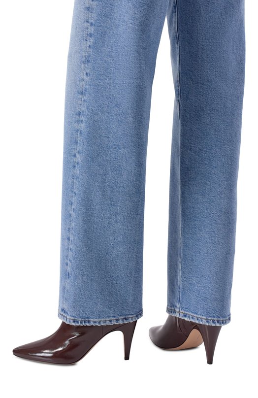 Кожаные ботильоны Amelia Gianvito Rossi G72945.85RIC.NUIB0UR Бордовый  G72945.85RIC.NUIB0UR Фото 2