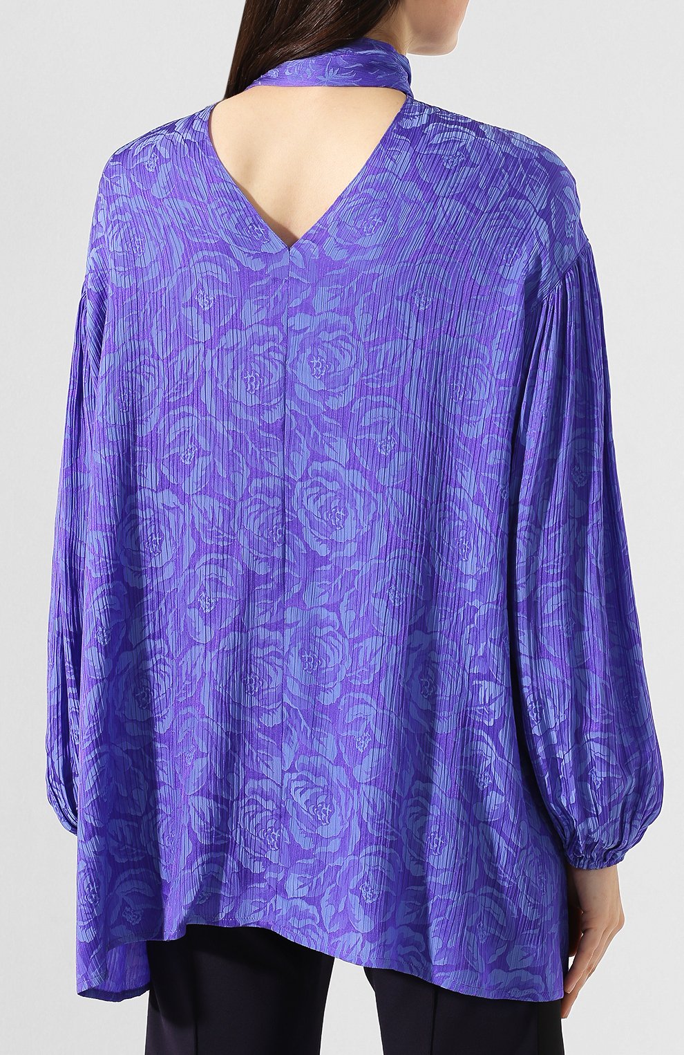 Блузка из смеси вискозы и шелка CHLOÉ, арт. CHC19AHT77328, фото 4