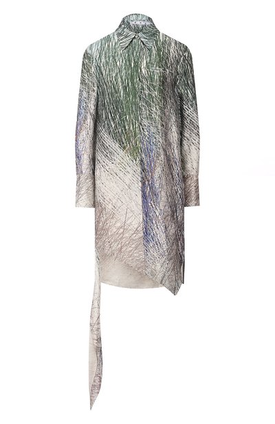 Женское платье из вискозы OFF-WHITE, арт. 0WDB235S20FAB0010810