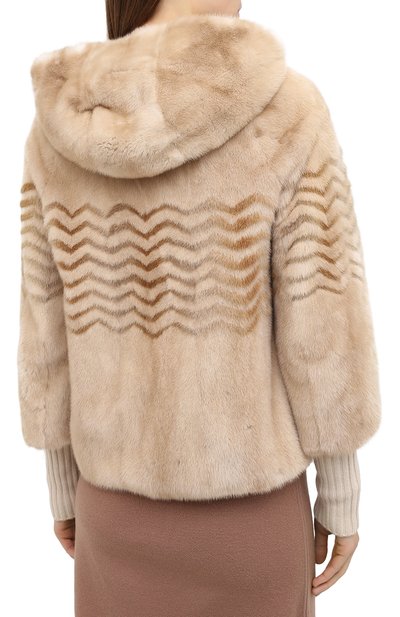 Шуба из меха норки LORO PIANA, арт. FAF0833, фото 4