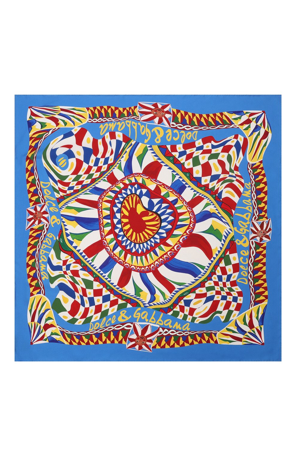 Шелковый платок DOLCE & GABBANA, арт. FN090R/GDBTR, фото 4