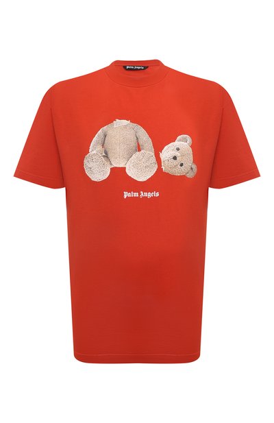 Хлопковая футболка PALM ANGELS, арт. PMAA001F22JER0052760, фото 1