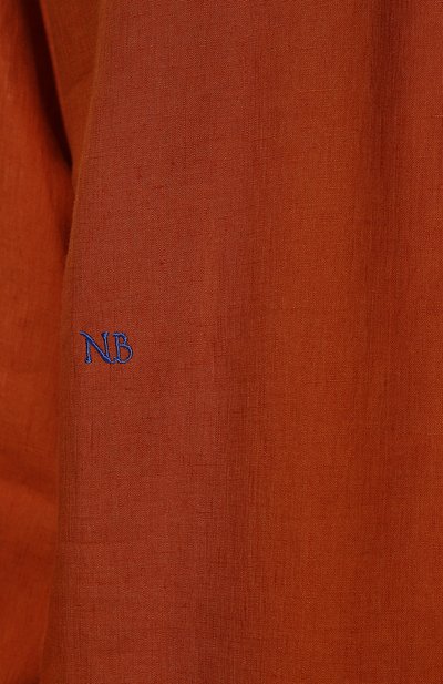 Льняное платье NOBLE&BRULEE коричневого цвета по цене 46000 руб., арт. NB151221/22, фото 5 Льняное платье NOBLE&BRULEE, арт. NB151221/22, фото 5