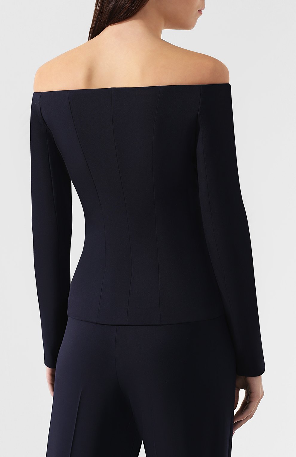 Шерстяной жакет с открытыми плечами RALPH LAUREN, арт. 290740110, фото 4