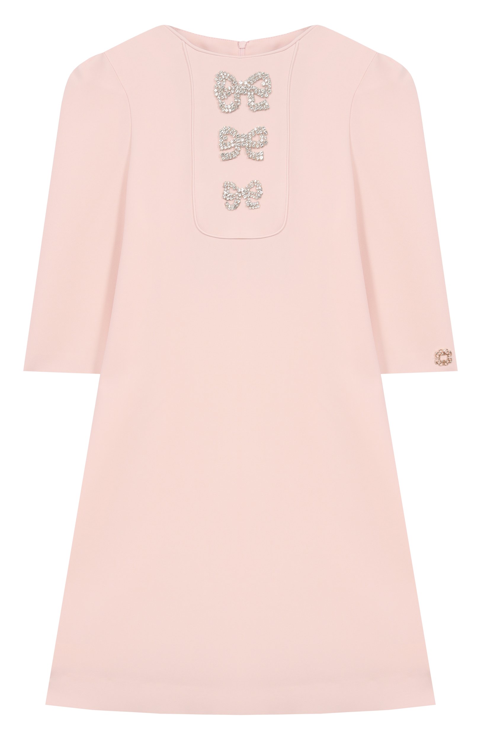 Платье ELIE SAAB JUNIOR светло-розового цвета по цене 96200 руб., арт. EFAB135/TS0802_001, фото 1 Платье ELIE SAAB JUNIOR, арт. EFAB135/TS0802_001, фото 1