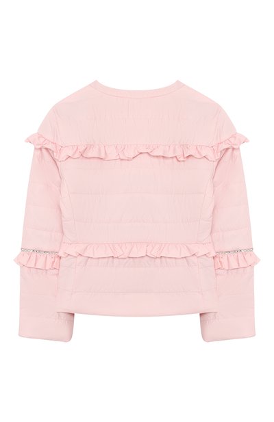 Стеганая куртка MONNALISA розового цвета по цене 16750 руб., арт. 175100, фото 2 Стеганая куртка MONNALISA, арт. 175100, фото 2