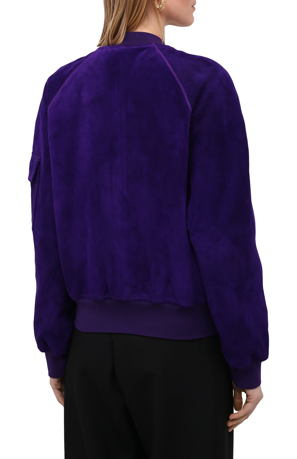 Замшевый бомбер TOM FORD, арт. CSL647-LEX226, фото 4