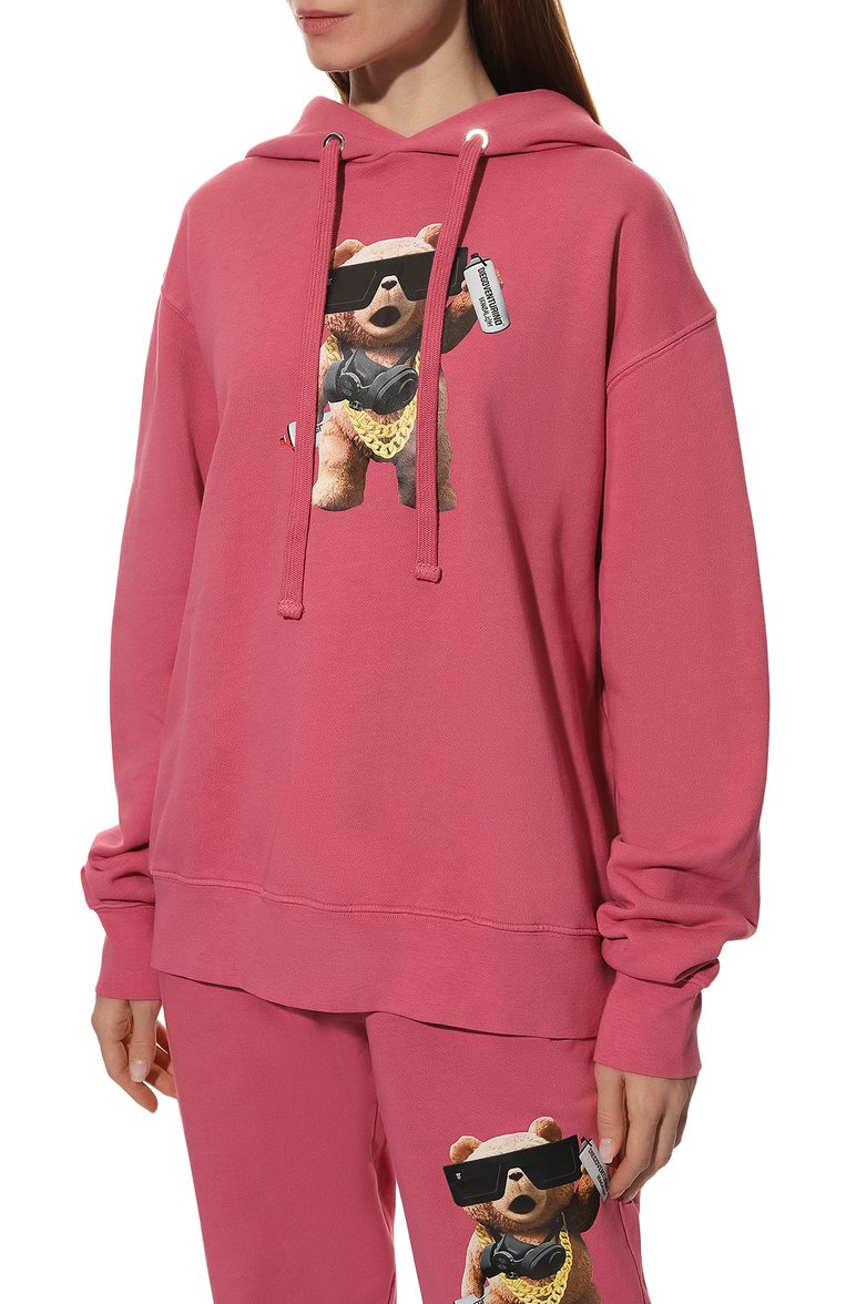 Хлопковое худи DIEGO VENTURINO, арт. FW22-DV FLH P0G_WMN, фото 3