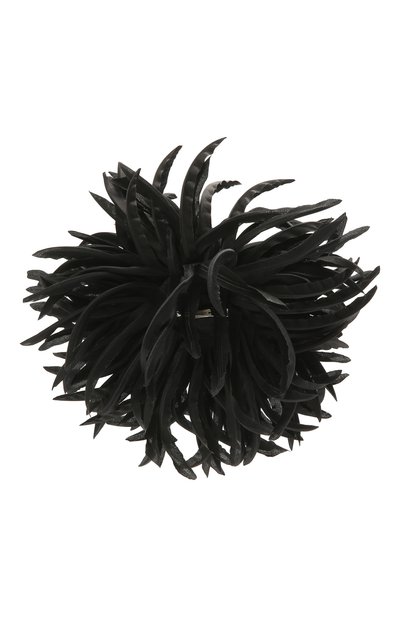 Брошь SAINT LAURENT черного цвета по цене 72400 руб., арт. 656754/3YH01, фото 2 Брошь SAINT LAURENT, арт. 656754/3YH01, фото 2