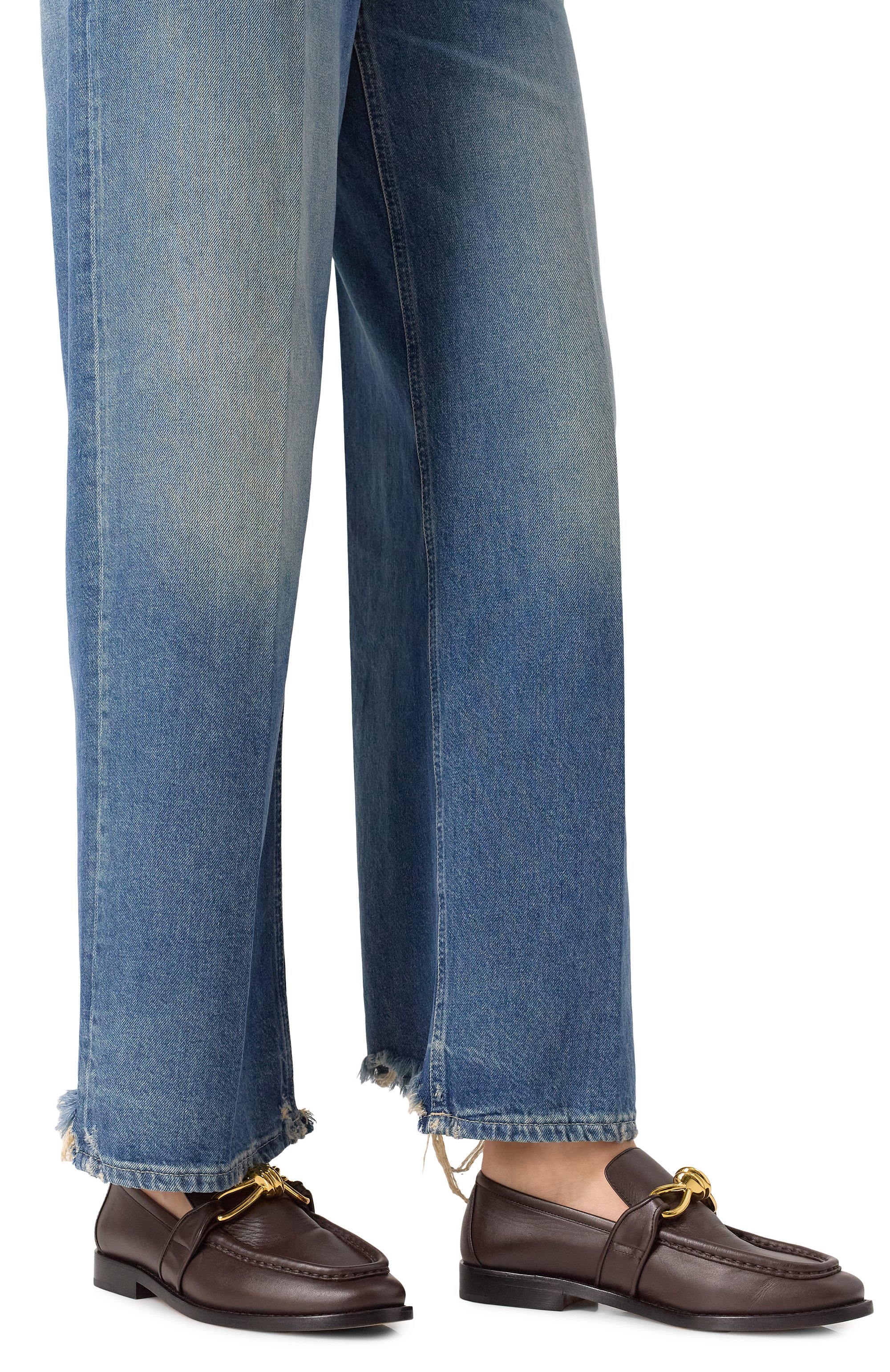 Кожаные лоферы astaire BOTTEGA VENETA коричневого цвета по цене 110500 руб., арт. 796697-V4R30, фото 3 Кожаные лоферы astaire BOTTEGA VENETA, арт. 796697-V4R30, фото 3