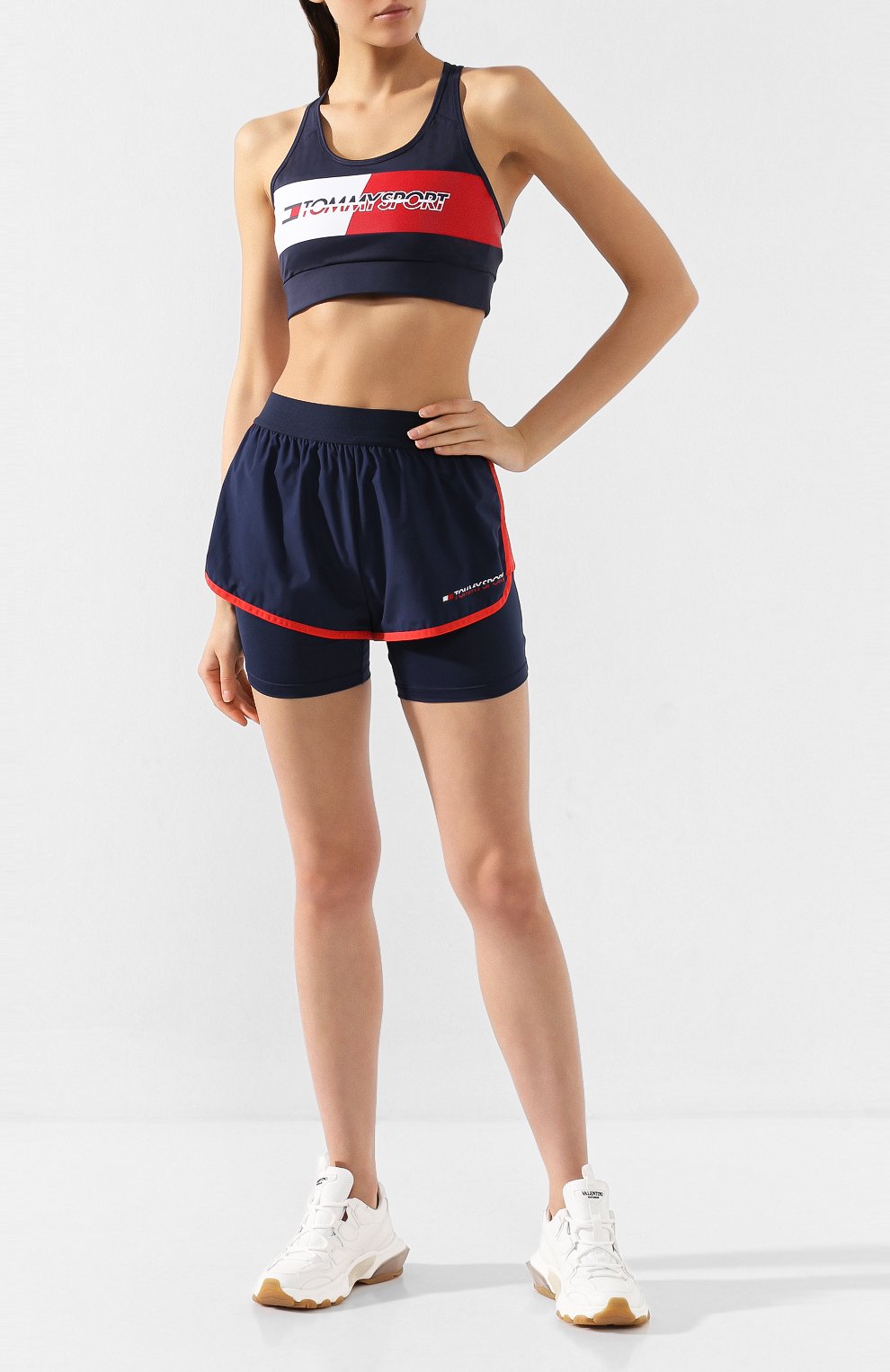 Топ TOMMY SPORT синего цвета по цене 4990 руб., арт. S10S100299, фото 2 Топ TOMMY SPORT, арт. S10S100299, фото 2