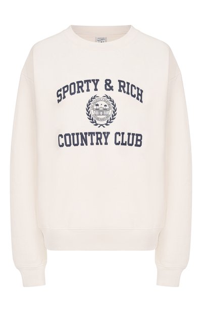 Женский хлопковый свитшот SPORTY AND RICH, арт. ST09876218WH37