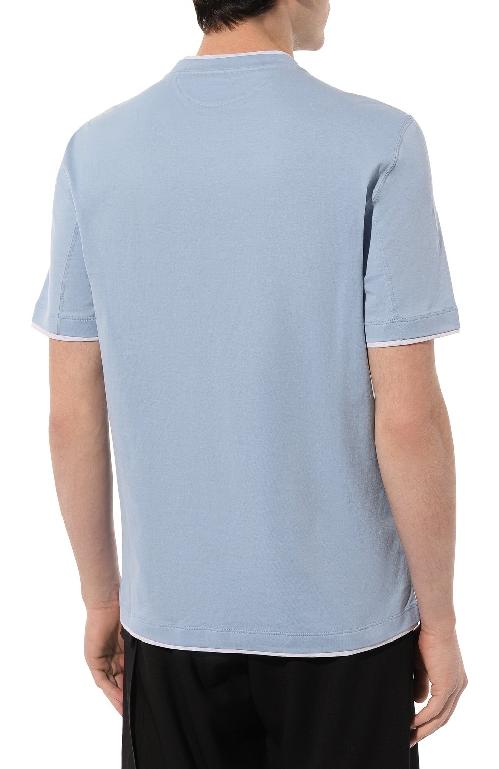 Хлопковая футболка BRUNELLO CUCINELLI, арт. M0B137427, фото 4